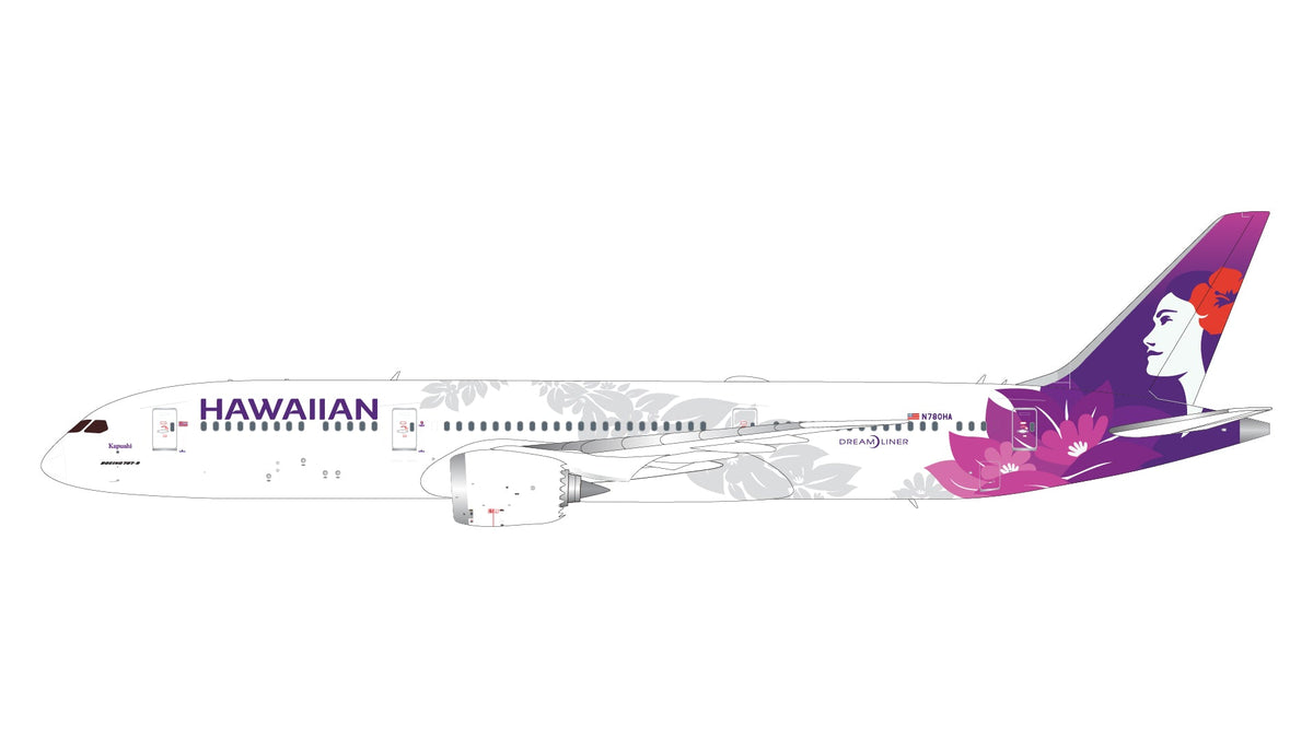 Gemini Jets G2HAL1051 1:200 Hawaiian Airlines Boeing 787 - 9 N780HA