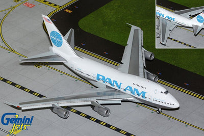 Gemini Jets G2PAA1164F 1:200 Pan American World Airways (Pan Am) Boeing 747SP N531PA (flaps)