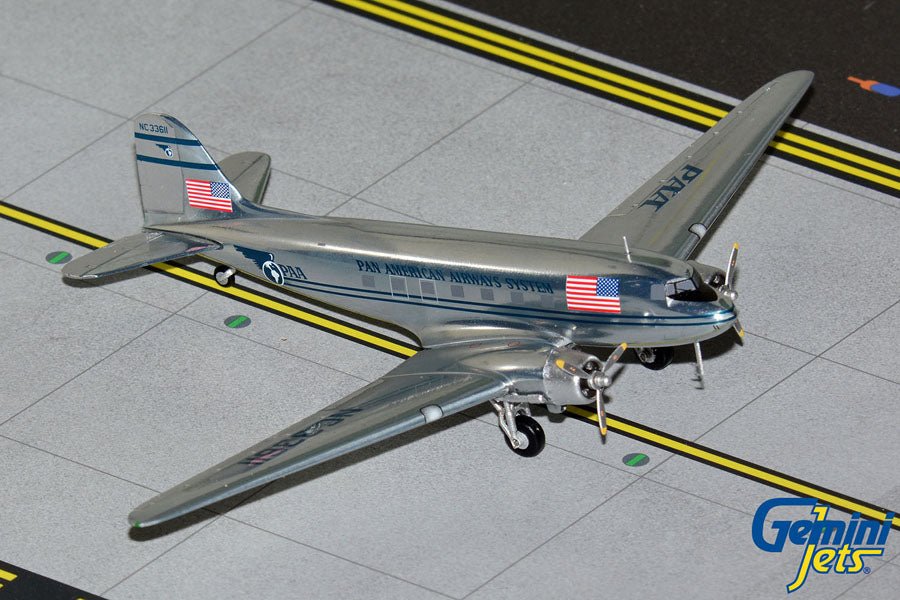 Gemini Jets G2PAA397 1:200 Pan American Airways System DC - 3C NC33611 (polished)