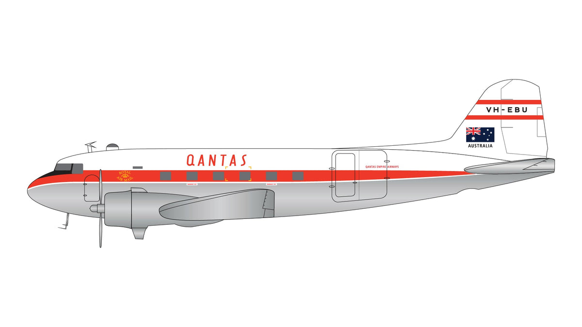 Gemini Jets G2QFA553 1:200 Qantas Airways DC - 3 VH - EBU