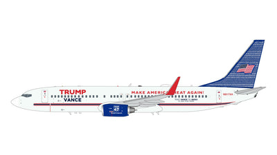 Gemini Jets G2TRU1372F 1:200 Trump - Vance Campaign B737 - 800W N917XA (flaps down)