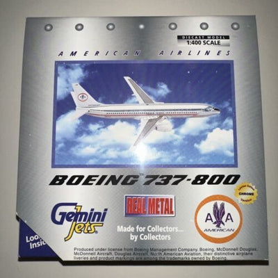 Gemini Jets GJAAL123 1:400 American Airlines Boeing 737 - 800 N951AA