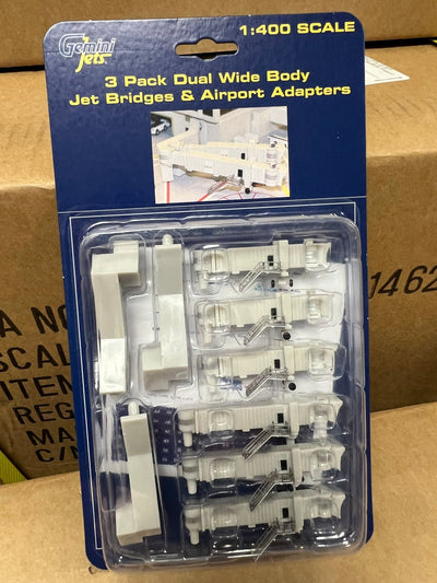 Gemini Jets GJARBDG2 1:400 Airbridge Set 2 (3 Double Widebody)