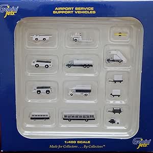 Gemini Jets GJARPTSETA 1:400 14 Piece Airport Support Equipment Set