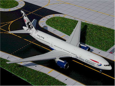 Gemini Jets GJBAW257 1:400 British Airways Boeing 777 - 200 G - VIIT Hong Kong 'Rendevous'