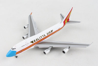 Gemini Jets GJCKS1999F 1:400 Kalitta Air Boeing 747 - 400F(BCF) N744CK (mask livery) (Flaps Down)