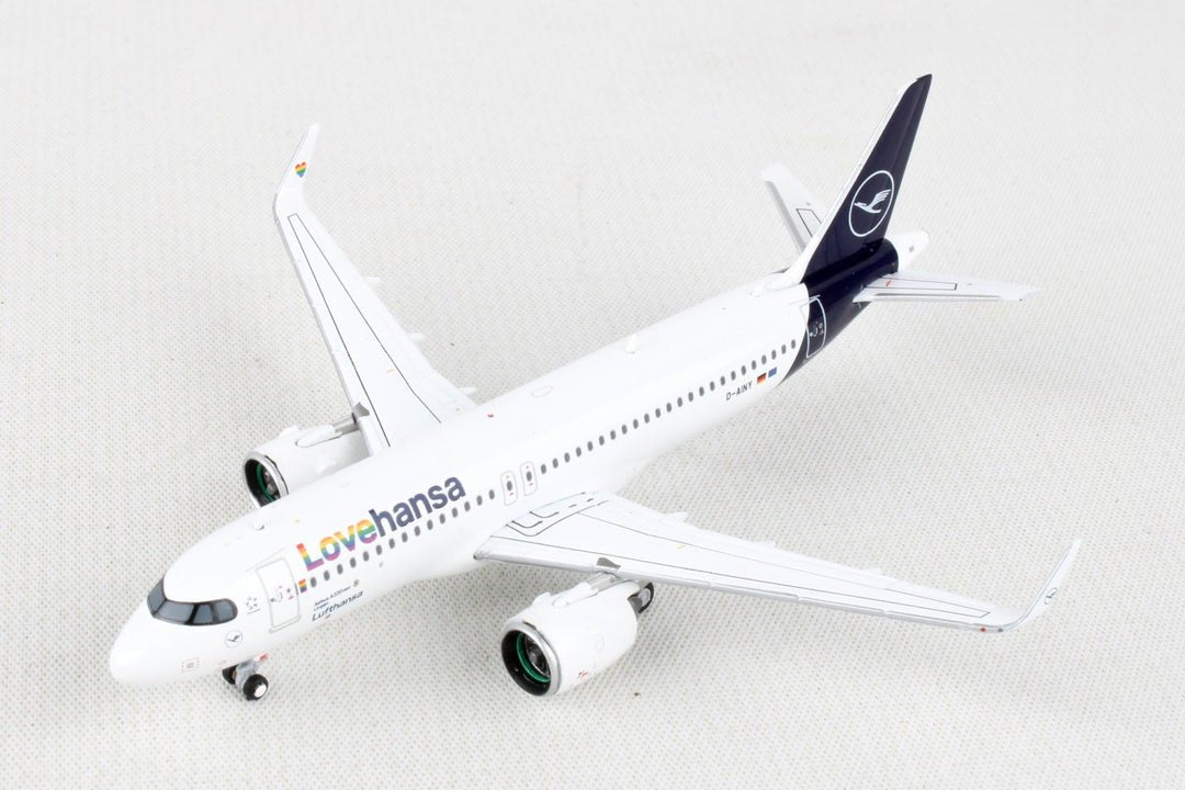 Gemini Jets GJDLH2168 1:400 Lufthansa Airbus A320Neo 'Lovehansa" D - AINY