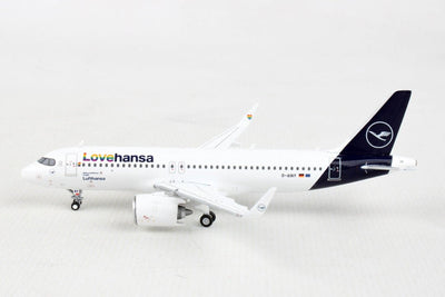 Gemini Jets GJDLH2168 1:400 Lufthansa Airbus A320Neo 'Lovehansa" D - AINY