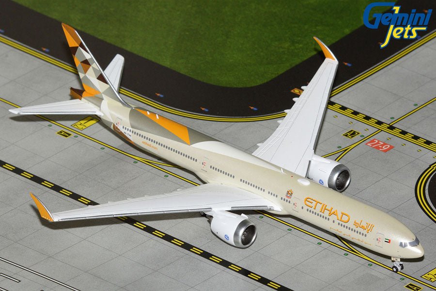 Gemini Jets GJETD2277 1:400 Etihad Airways B777-9 A6-FAA – MTS