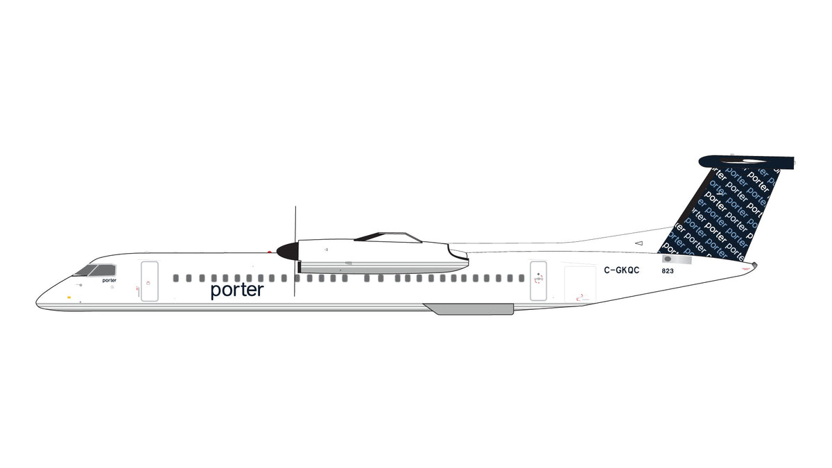 Gemini Jets GJPOE2269 1:400 Porter Airlines Dash 8 Q400 C - GKQC