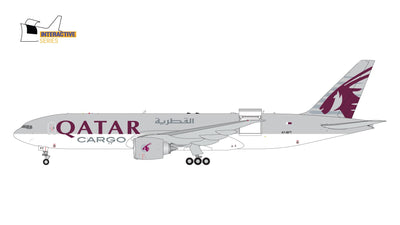 Gemini Jets GJQAC2145 1:400 Qatar Airways Cargo B777 - 200LRF A7 - BFT (Interactive Series)