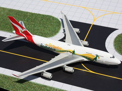 Gemini Jets GJQFA1182 1:400 Qantas Boeing 747 - 400 VH - OJO Wallabies
