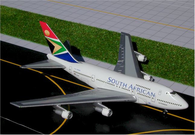 Gemini Jets GJSAA036 1:400 South African Airways Boeing 747SP ZS - SPB