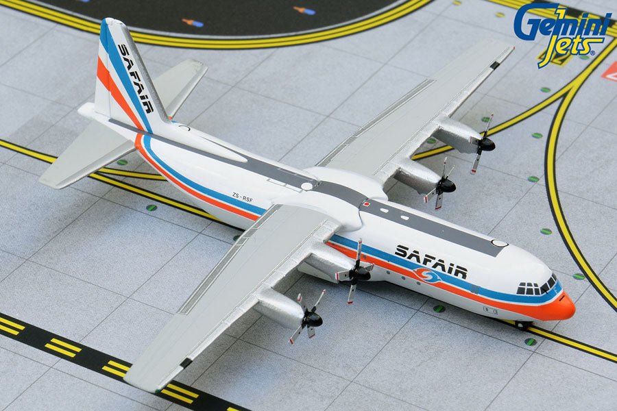 Gemini Jets GJSFR1248 1:400 Safair Lockheed L - 100 - 30