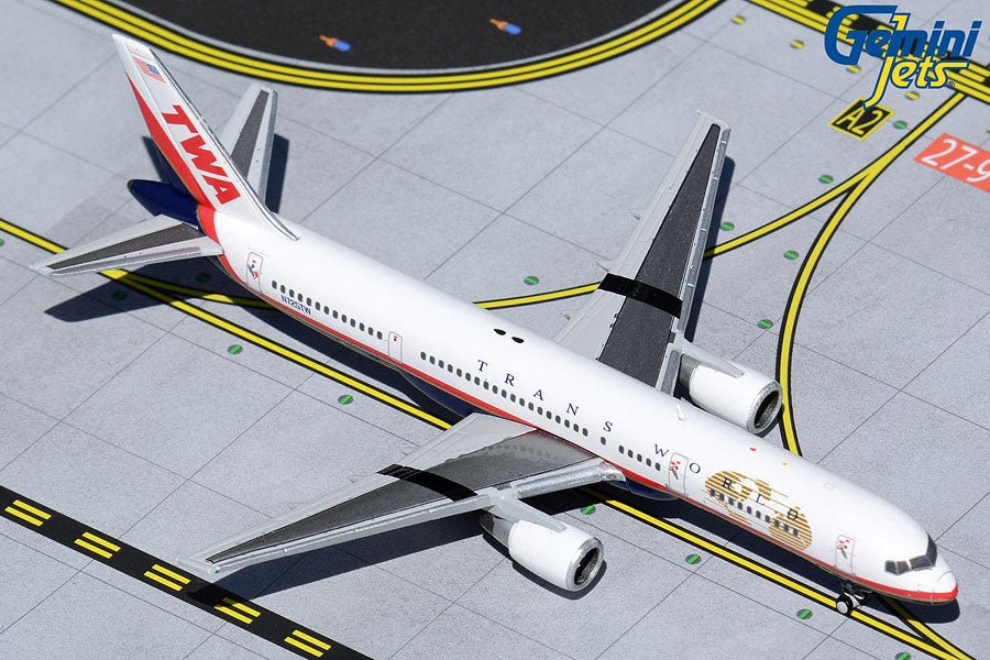 Gemini Jets GJTWA1982 1:400 TWA Boeing 757 - 200 N725TW