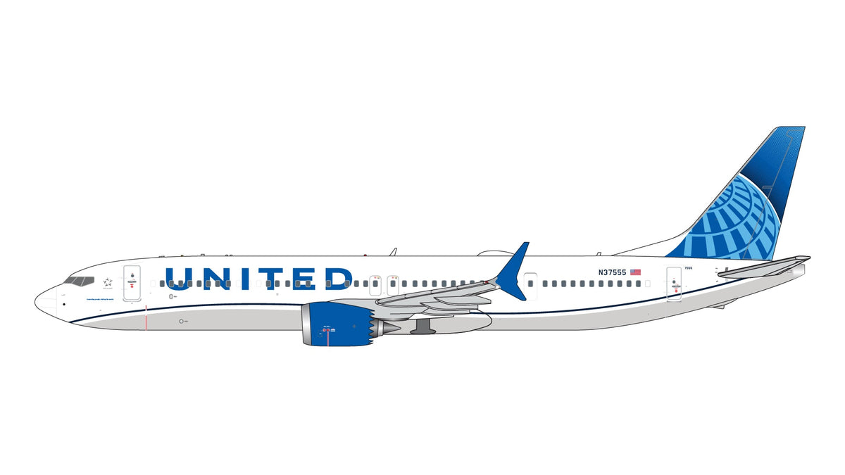 Gemini Jets GJUAL2226 1:400 United Airlines Boeing 737 MAX 9 N37555