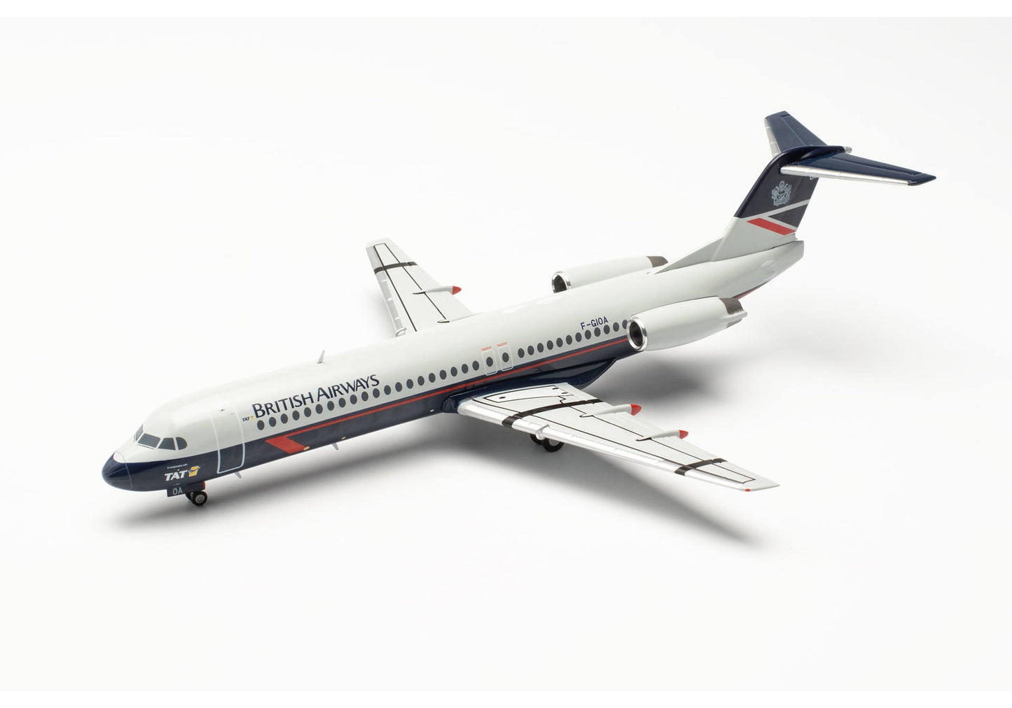 Herpa 572262 1:200 British Airways Fokker F - 100 F - GIOA