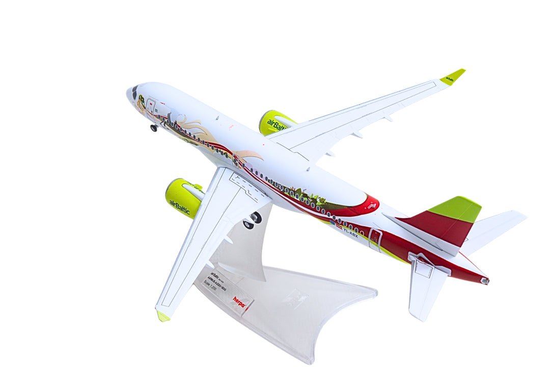 HERPA 573535 1:200 Air Baltic Airbus A220 - 300 50th A220