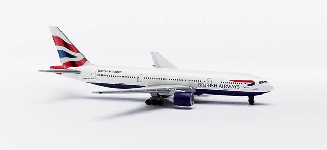 Herpa Wings 506519 1:500 British Airways Boeing 777 - 200 "United Kingdom"