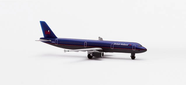 Herpa Wings 508728 1:500 British Midland Airbus A321 - 200