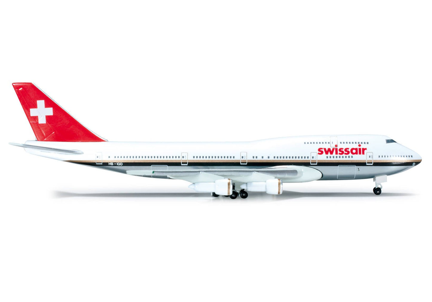 Herpa Wings 523356 1:500 SwissAir Boeing 747 - 300 HB - IGD