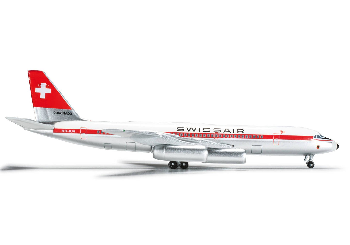 Herpa Wings 524599 1:500 SwissAir CV - 990 Coronado HB - ICA