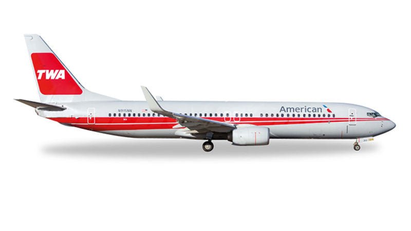 Herpa Wings 529259 1:500 American AL Boeing 737 - 800 TWA heritage scheme