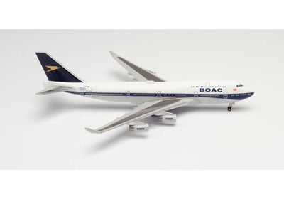 Herpa Wings 533317 1:500 BOAC Boeing 747 - 400 G - BYGC