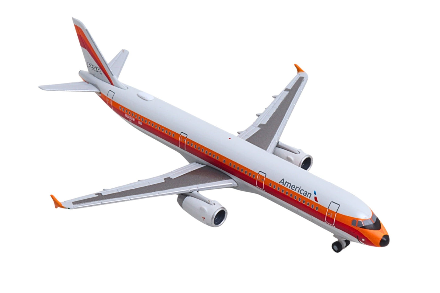 Herpa Wings 538244 1:500 American Airlines New Livery 2013 A321 PSA HERITAGE