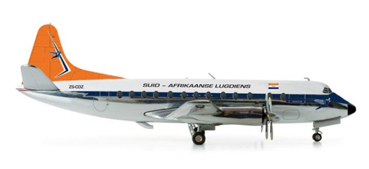 Herpa Wings 553957 1:200 South African Airways Vickers Viscount 800 ZS - CDZ