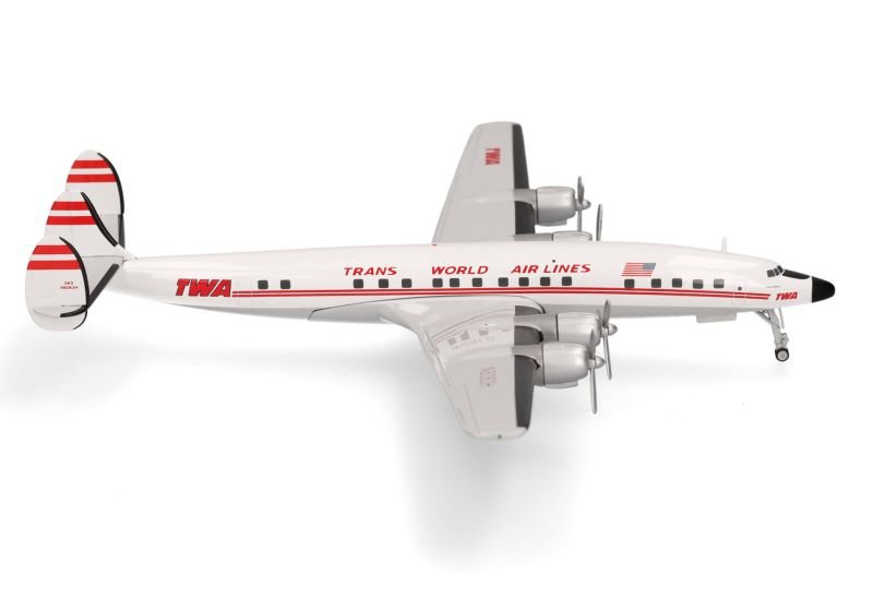 Herpa Wings 558372 - 001 1:200 TWA - Trans World Airlines Lockheed L - 1649A Jetstream