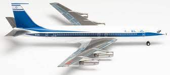 Herpa Wings 571432 1:200 El Al Boeing 707 - 400