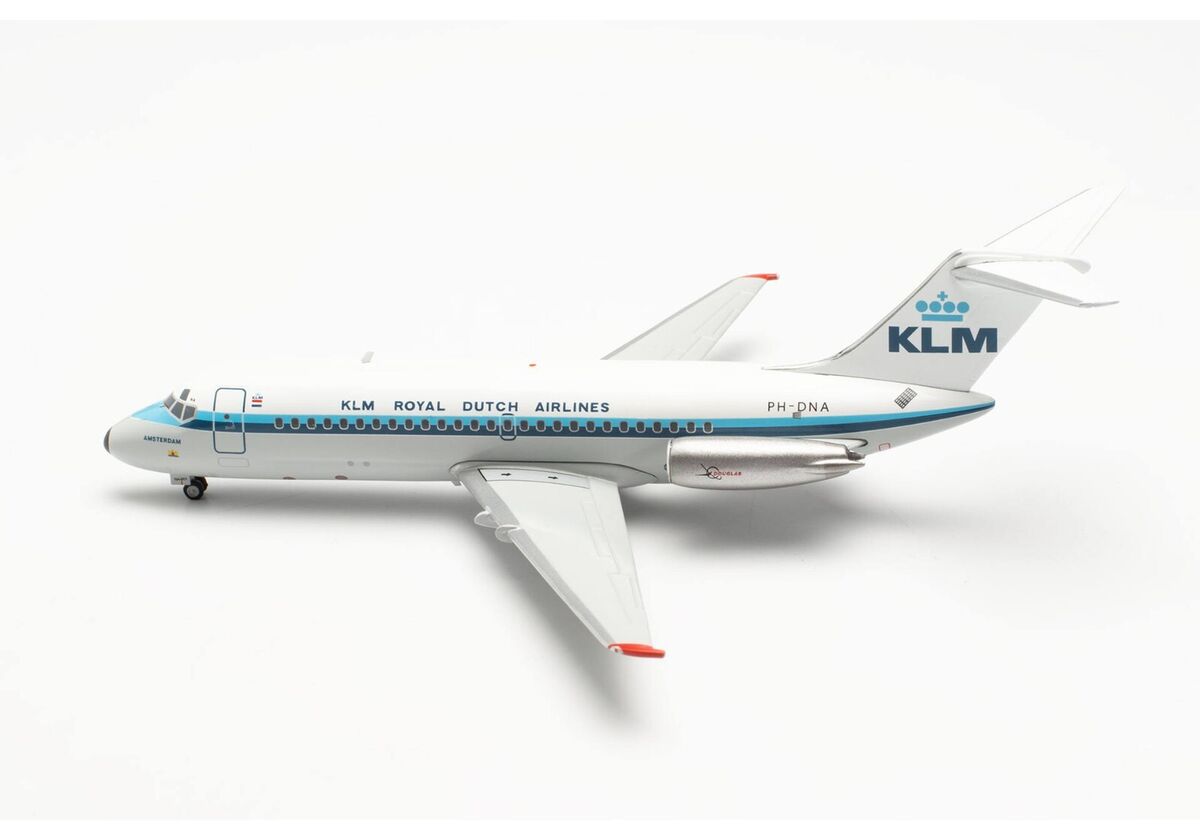 Herpa Wings 572224 1:200 KLM Douglas DC - 9 - 15 PH - DNA "Amsterdam"