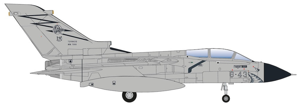 Herpa Wings 573078 1:200Tornado Panavia IDS Italian Air Force 155° Gruppo ETS Ghedi Air B