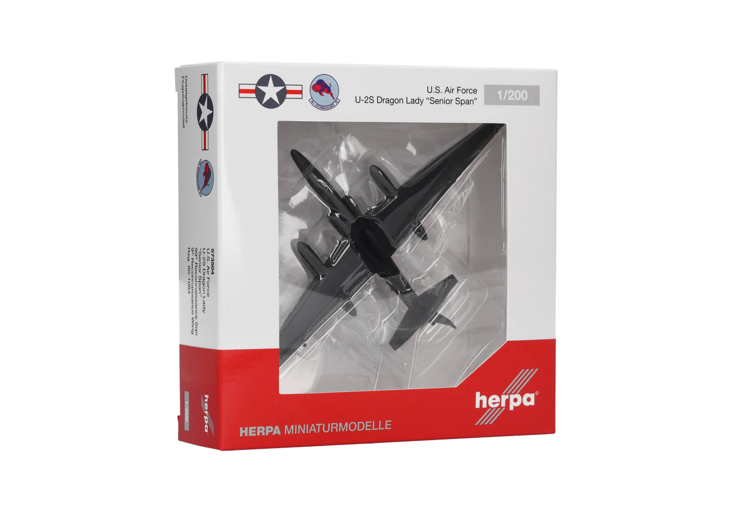 Herpa Wings 573504 1:200 USAF U - 2S Dragon Lady "Senior Span" 99th Recon Sqn, 9th RW, Beale AB 80 - 1084