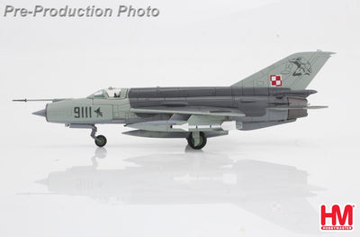 Hobby Master HA0115 1:72 MIG - 21MF "Polish Air Force" 9111, 3 ELT, Poznan - Kresiny, Poland, 2002