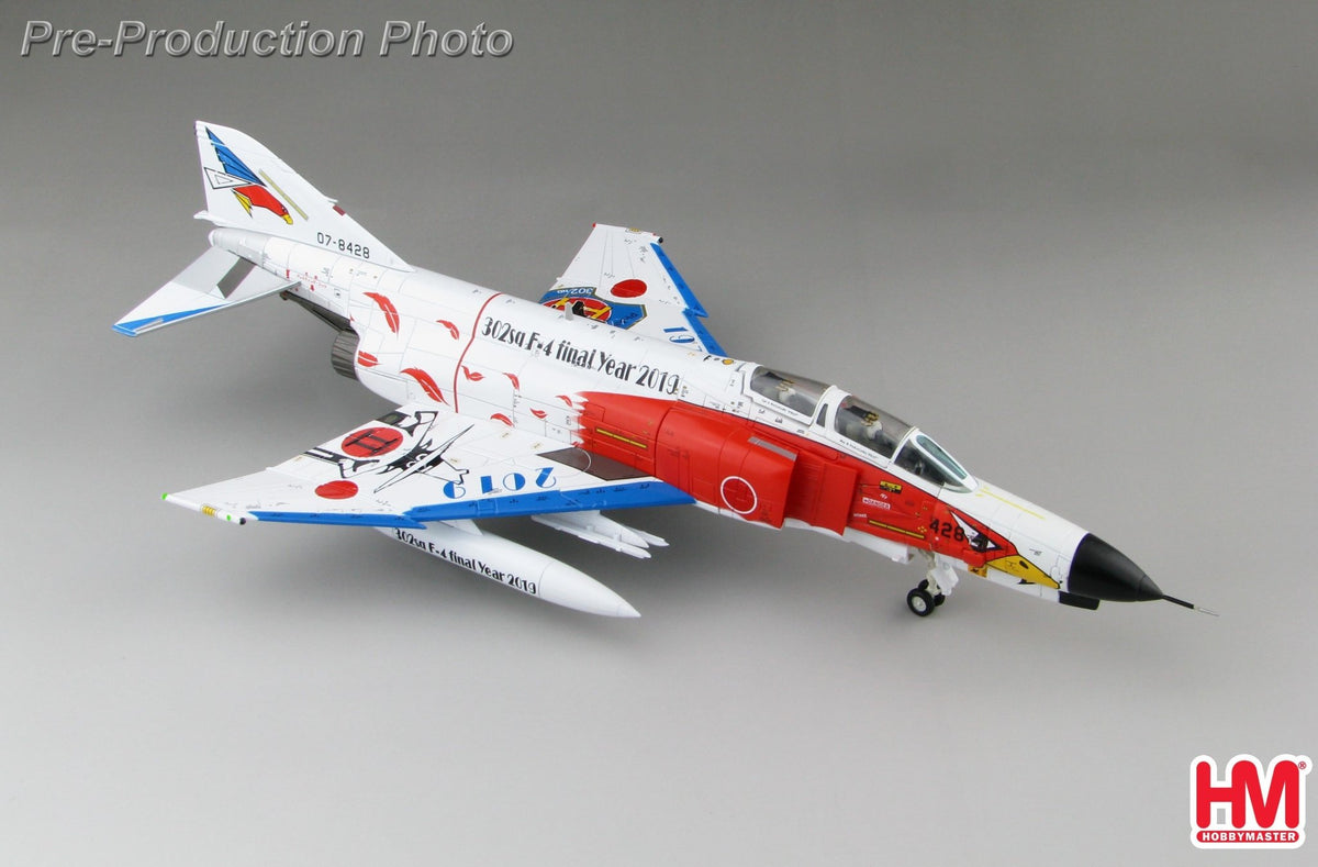 Hobby Master HA19011 1:72 F - 4EJ Kai "302sq F - 4 final Year 2019" (white)