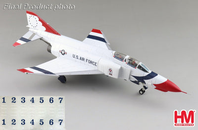 Hobby Master HA19084 1:72 F - 4E Thunderbirds USAF, 1973/74 season (w/decals for No.1 to 7 planes)