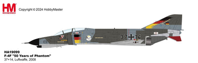 Hobby Master HA19099 1:72 F - 4F "50 Years of Phantom" 37+14, Luftwaffe, 2008