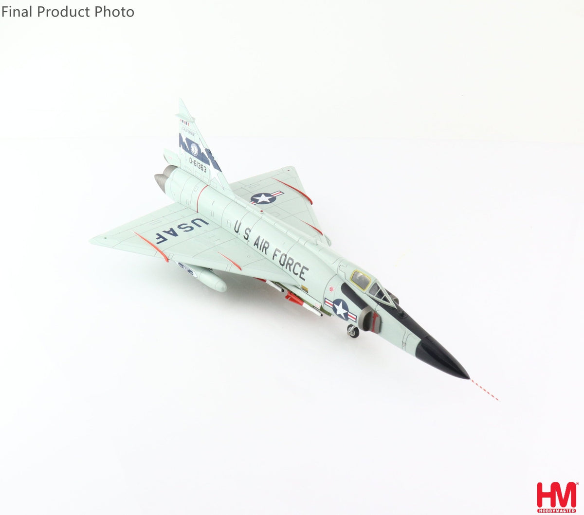 Hobby Master HA3115 1:72 F102A Delta Dagger, USAF, 0 - 61363, 196 FIS, 163 FIG, California Air National Guard, early 1970s