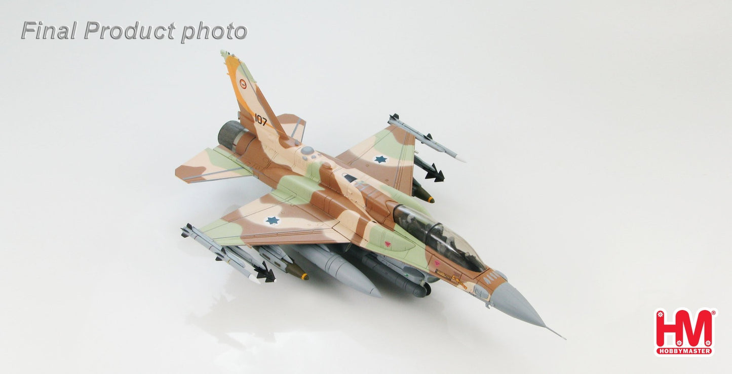 Hobby Master HA3818 1:72 F - 16I SUFA No. 107 Squadron Knights of the Orange Tail July 2006