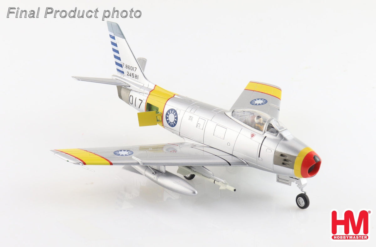 Hobby Master HA4322 1:72 F - 86F Sabre "MIG Killer" 017/52 - 4581, Sun Siwen, 26th Sqn. 5th FG, ROCAF, 15th Oct 1955