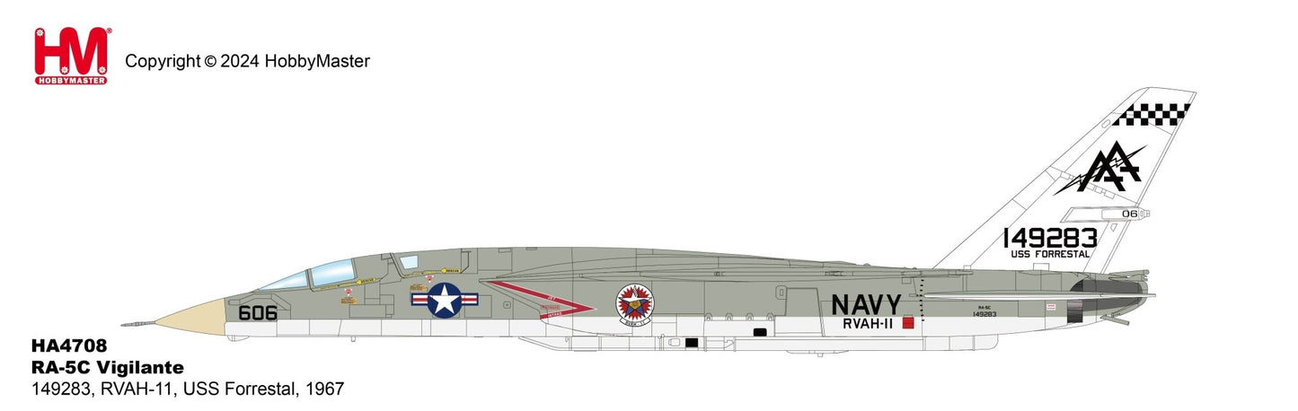Hobby Master HA4708 1:72 RA - 5C Vigilante 149283, RVAH - 11, USS Forrestal, 1967