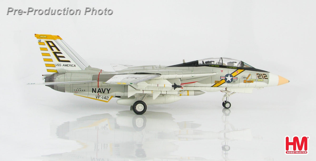 Hobby Master HA5221 1:72 F - 14A Tomcat AE/212. VF - 142, USS America, 1976