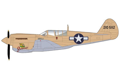 Hobby Master HA5511 1:72 P - 40N Warhawk "Geronimo!" Lt. Bruce Campbell, 45th FS, Dec., 1943