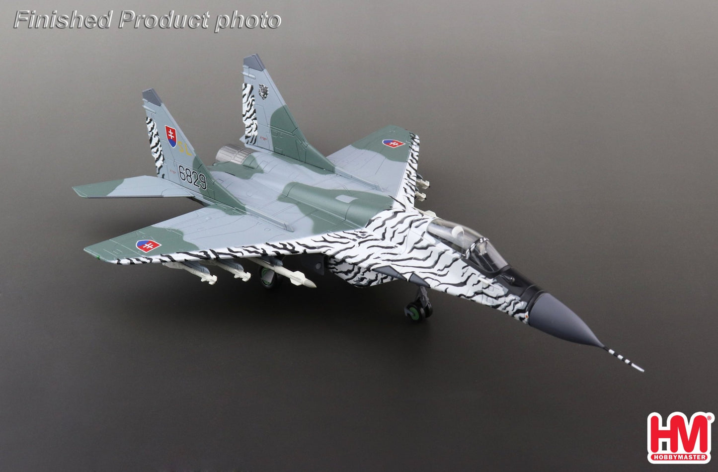 Hobby Master HA6513 1:72 MiG - 29A Fulcrum 6829, “Slovak Tiger 2002”