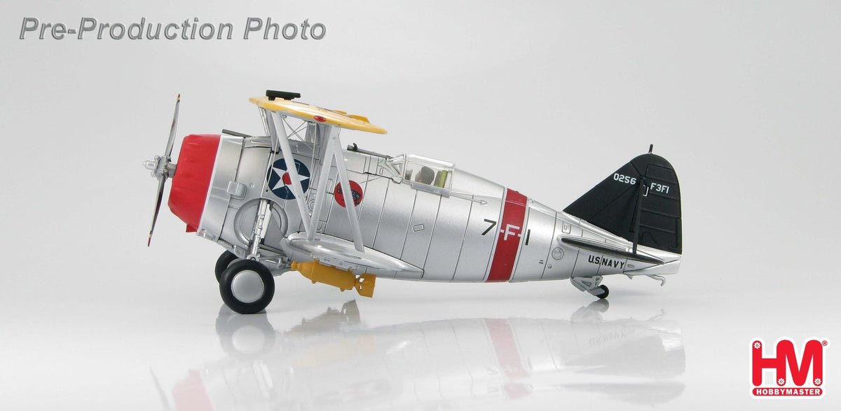Hobby Master HA7305 1:48 Grumman F3F - 3 Flying Barrel, BuNo 1451, VF - 7 Shooting Stars, 7 - F - 1, USS Wasp, 1940