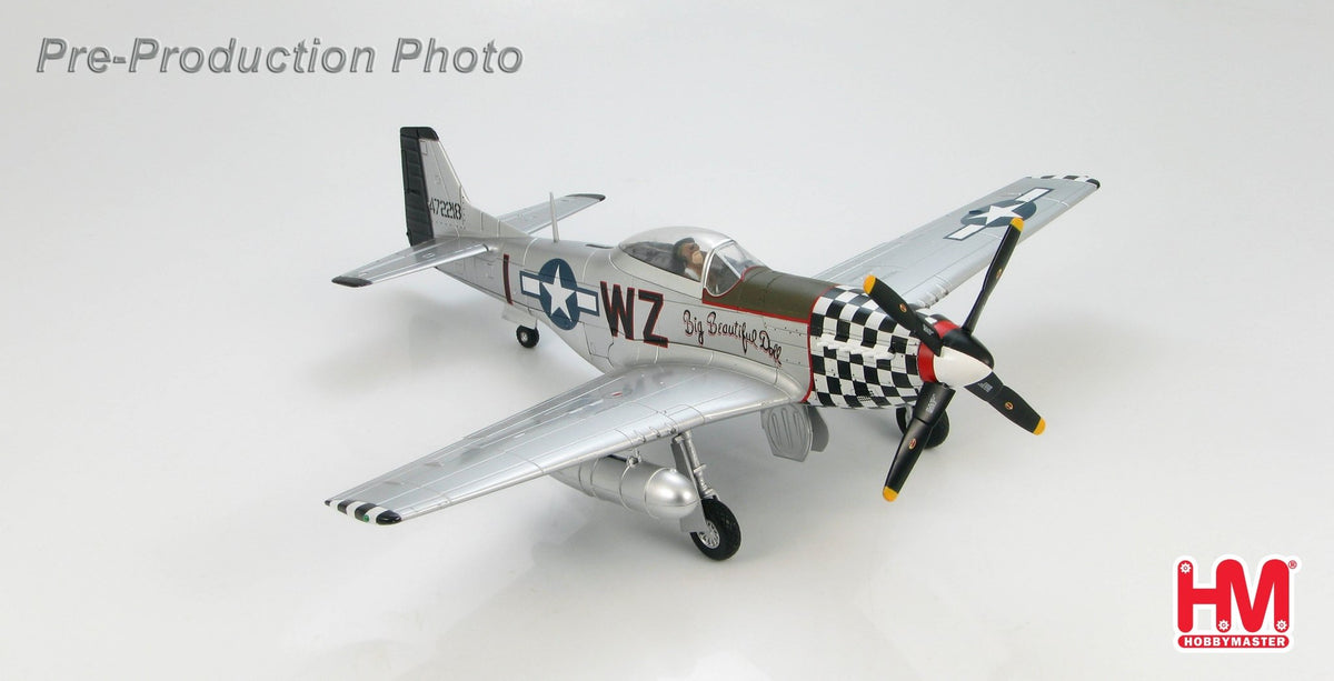 Hobby Master HA7719 1:48 P - 51D Mustang Big Beautiful Doll Lt. Col. John Landers, 78th Fighter Group, December 1944