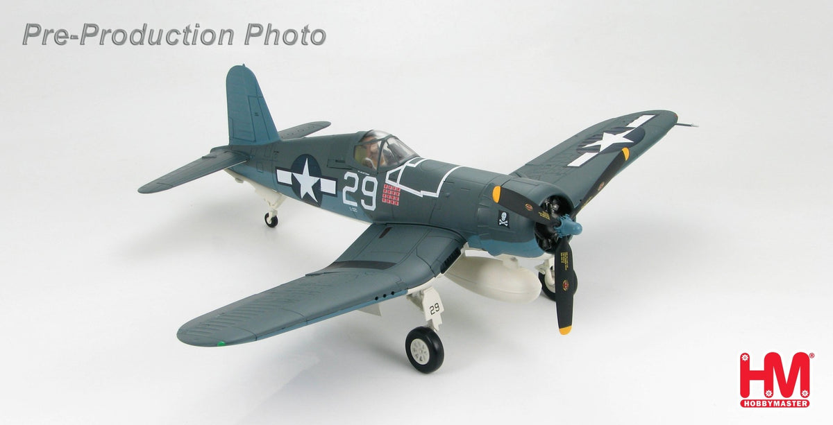 Hobby Master HA8201 F4U - 1A Corsair White 29 VF - 17 Jolly Rogers, Lt(JG). Ira C. Kepford