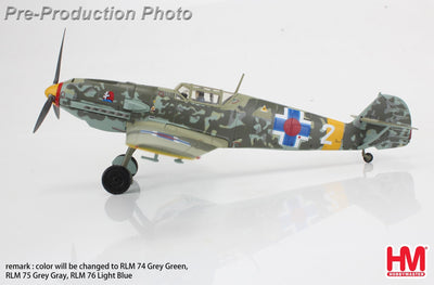 Hobby Master HA8724 1:48 BF 109E - 3 "Jan Reznak" white2, 13.(slow.)/JG 52, Krasnodar, Jan 1943